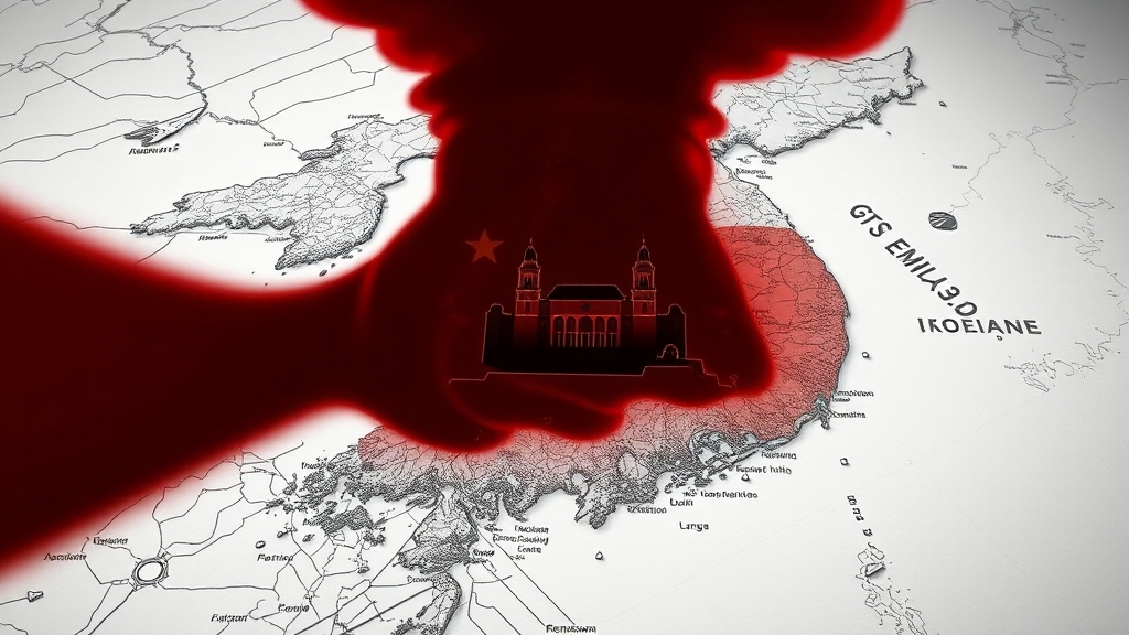 국가 안보 위협 가능성 (illustration 스타일)