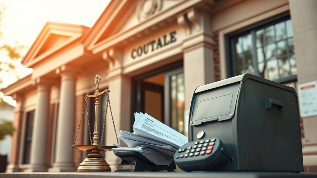 송달료, 무엇이고 어떻게 계산할까? (realistic 스타일)