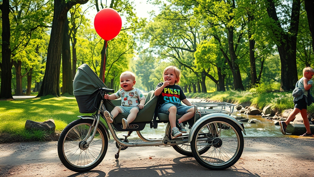 트라이크 유모차, 왜 필요할까? (realistic 스타일)