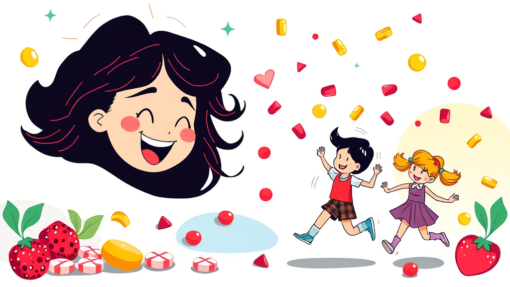 마이해빗 철분제 성분 분석 (illustration 스타일)