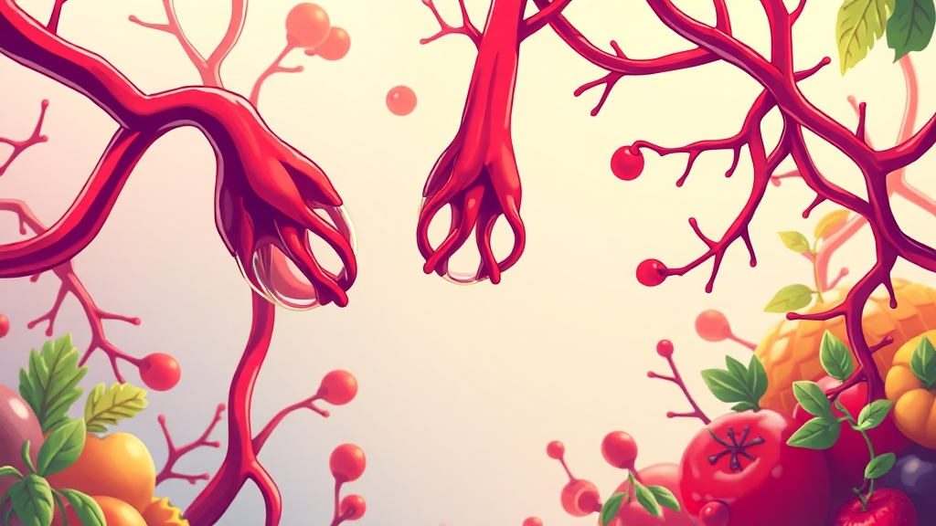 혈관 건강, 왜 중요할까? (illustration 스타일)