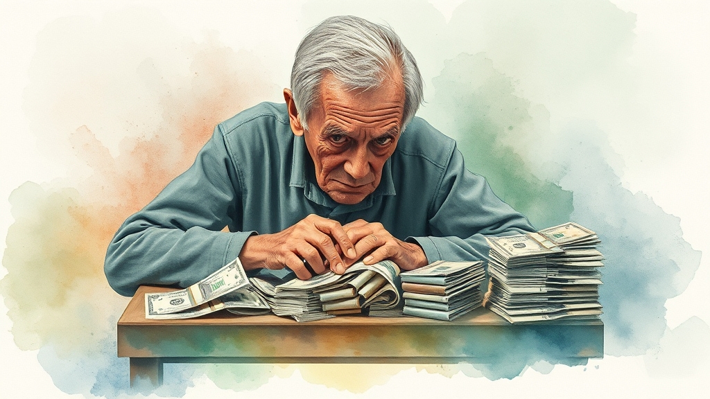 국민연금과 기초연금 관련 쟁점 (watercolor 스타일)