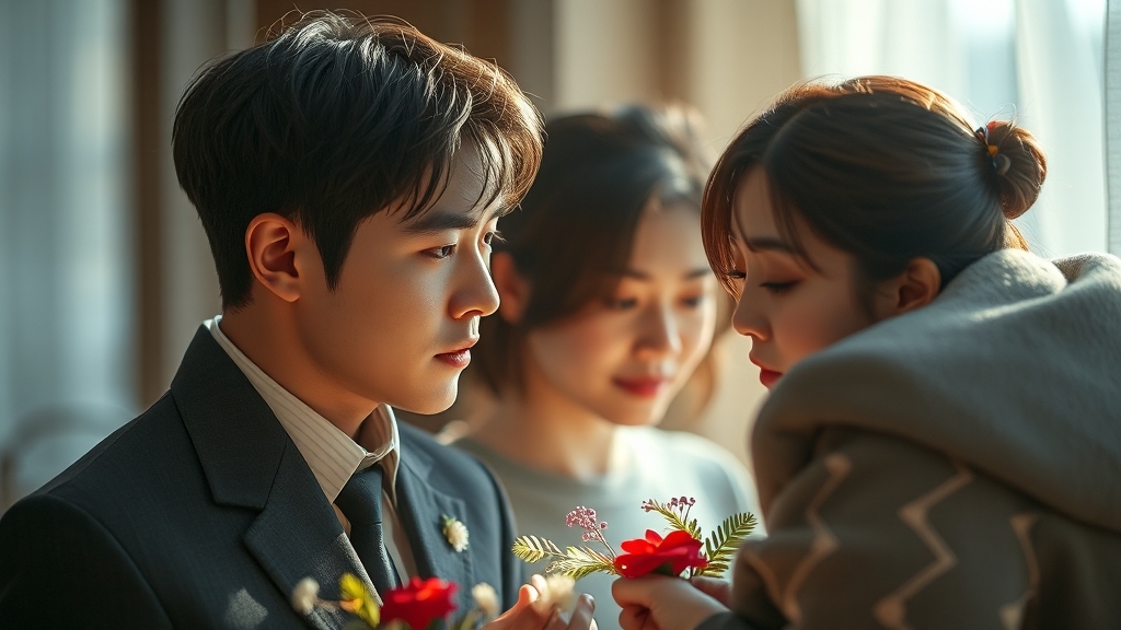 흥미진진한 인물 관계도 (realistic 스타일)