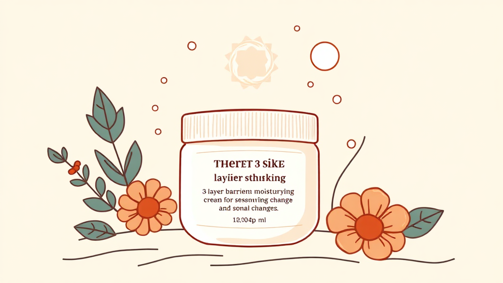 환절기, 민감성 피부를 위한 현명한 선택 (illustration 스타일)