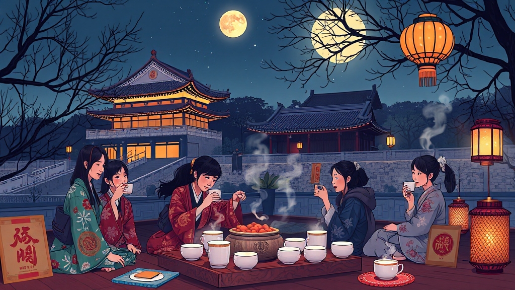 기념품과 함께 마무리 (illustration 스타일)