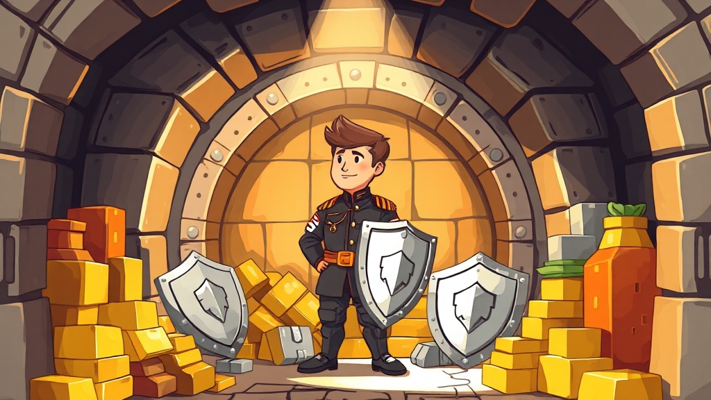 금 투자의 기본: 왜 금에 투자할까요? (cartoon 스타일)