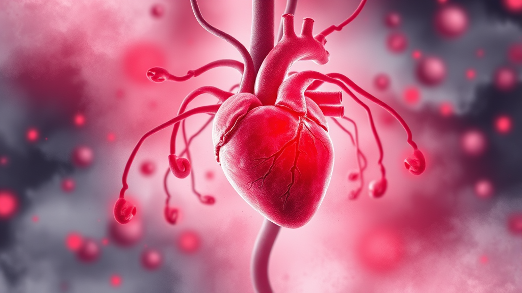 심근경색이란 무엇일까요? (watercolor 스타일)