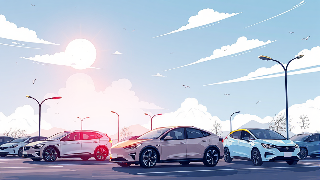 전기차 보조금: 신청 조건 및 자격 (illustration 스타일)