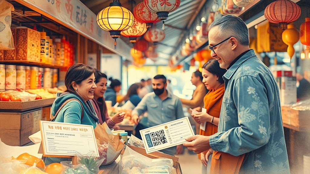 디지털 상품권 활용 꿀팁 (watercolor 스타일)