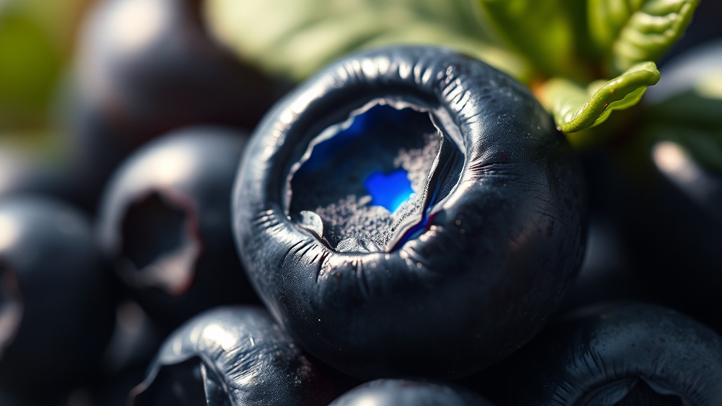 블루베리, 시력 개선 효과는? (realistic 스타일)