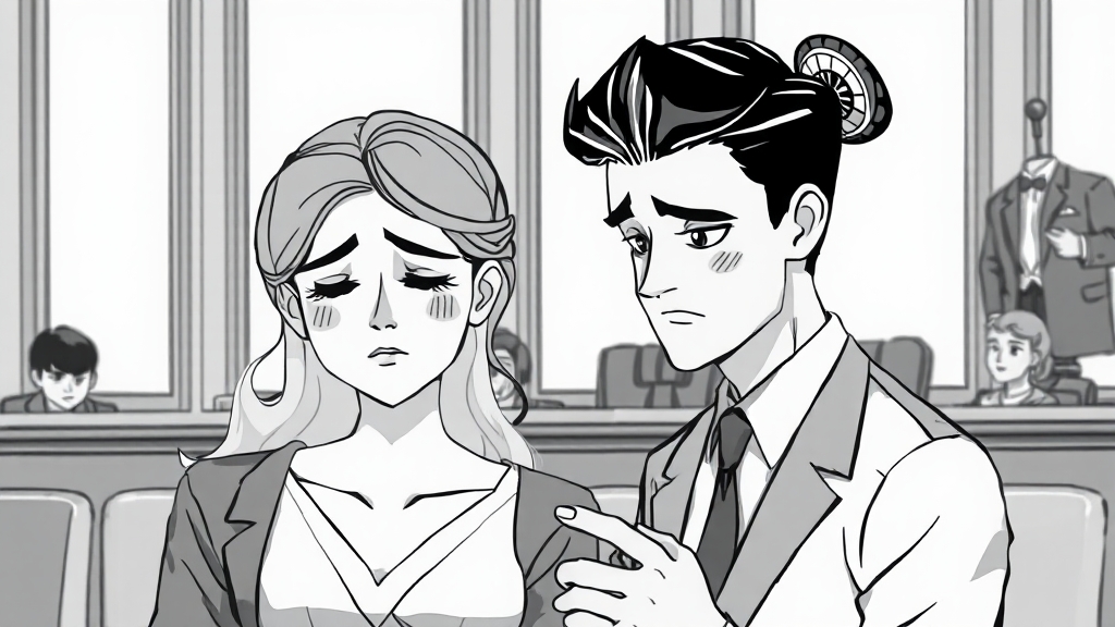 혼전 임신 법률 전문가 조언 (illustration 스타일)