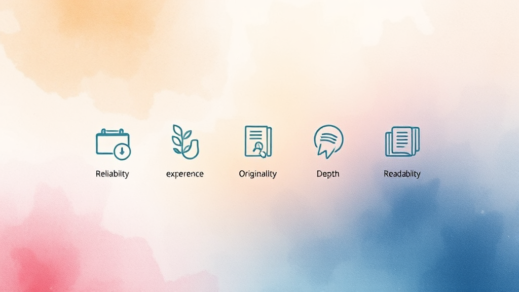 AI 시대의 콘텐츠: 네이버의 ‘좋은 문서’ 기준과 SEO 전략 (watercolor 스타일)