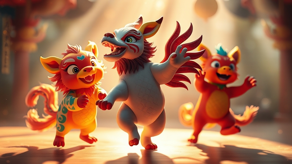 12 띠별 운세 (realistic 스타일)