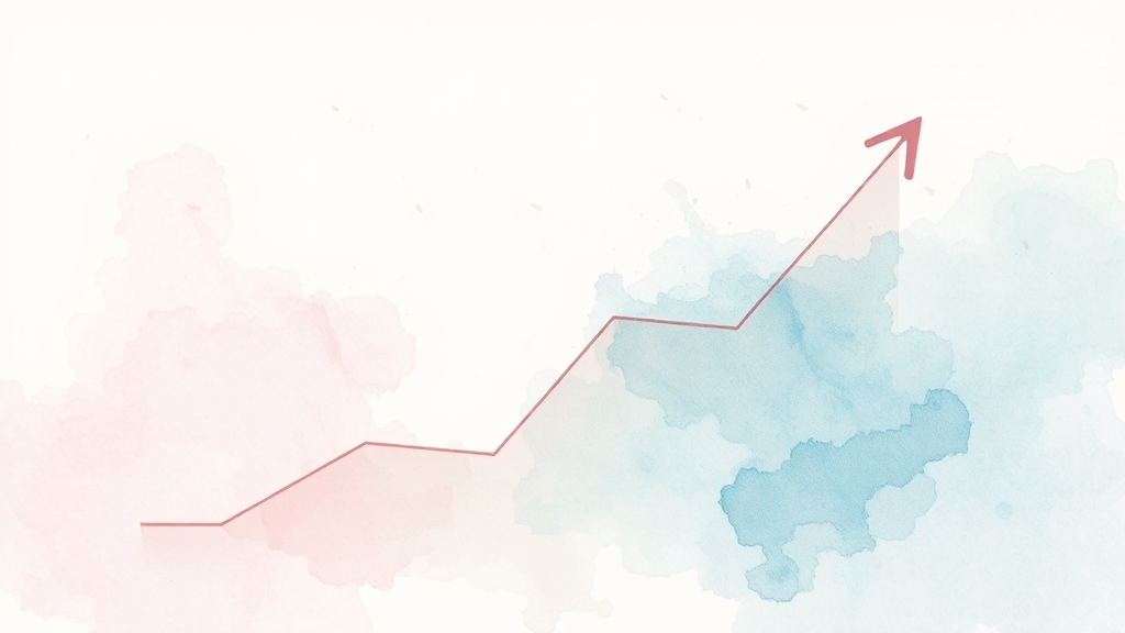 최근 주가 흐름 및 차트 분석 (watercolor 스타일)