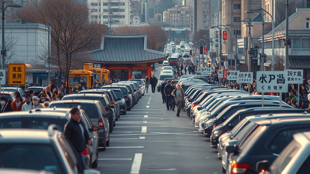 공영주차장 무료 개방 (realistic 스타일)