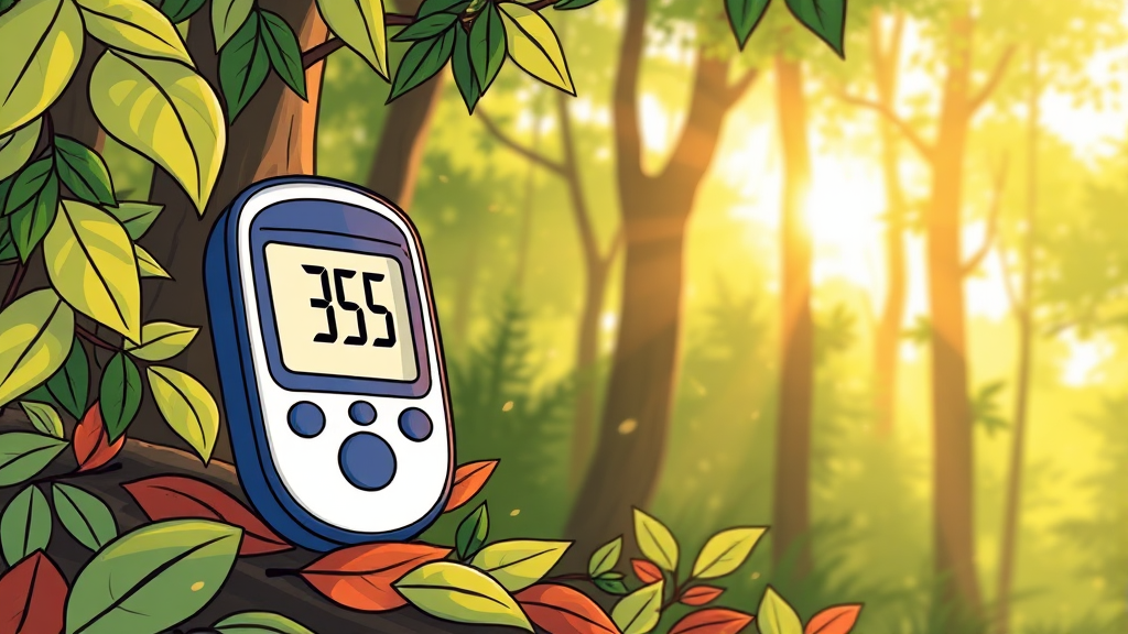 당뇨 전단계 관리 시 주의사항 (illustration 스타일)