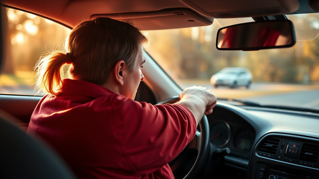 자동차 보험 가입 시 중요 사항 (realistic 스타일)