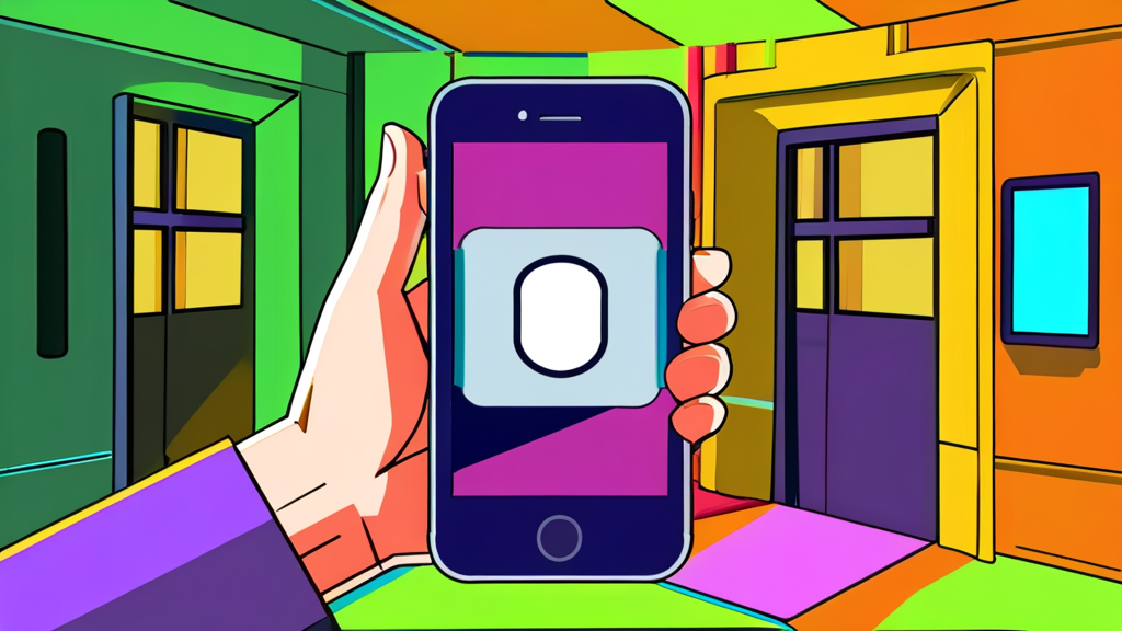 네트워크 설정 재설정 및 유심 재장착 (cartoon 스타일)