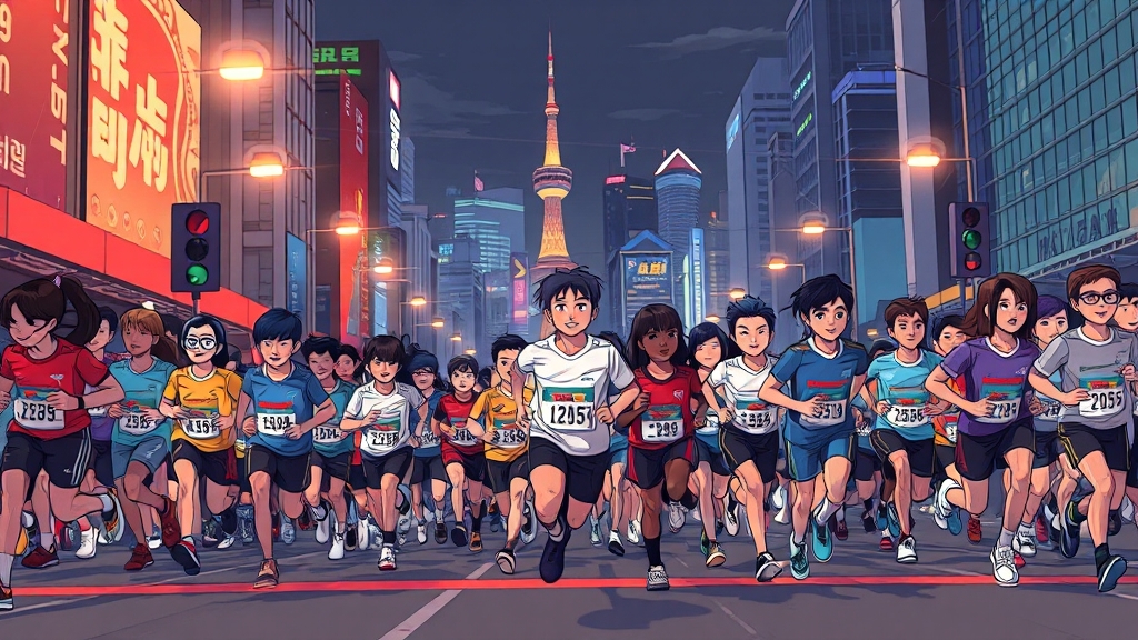 참가 신청 방법 및 안내 (cartoon 스타일)