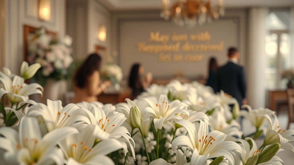 근조화환, 의미와 중요성 (realistic 스타일)