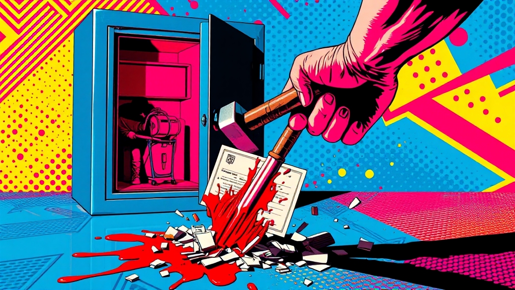 내 보증금 지키는 사전 조치: 등기명령 & 가압류 (popart 스타일)