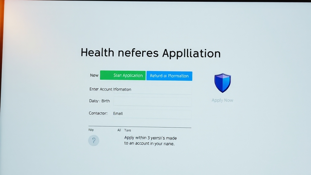 환급금 신청, 이렇게 하세요! (realistic 스타일)
