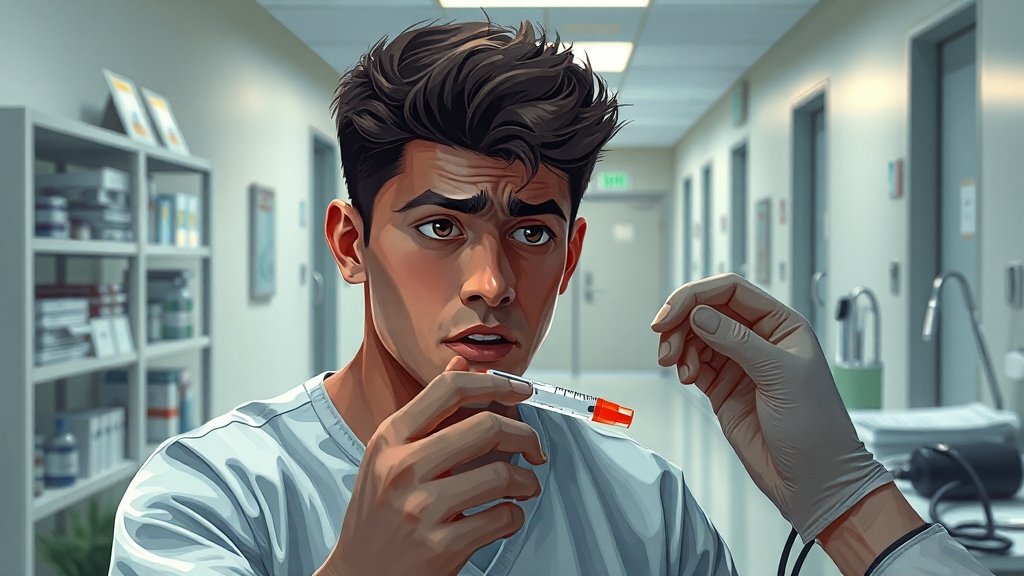 파상풍 주사 가격과 보험 적용 여부 (realistic 스타일)