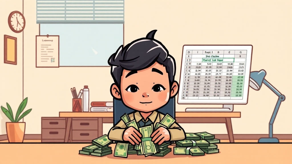 주휴수당 계산법 (시급제 기준) (cartoon 스타일)