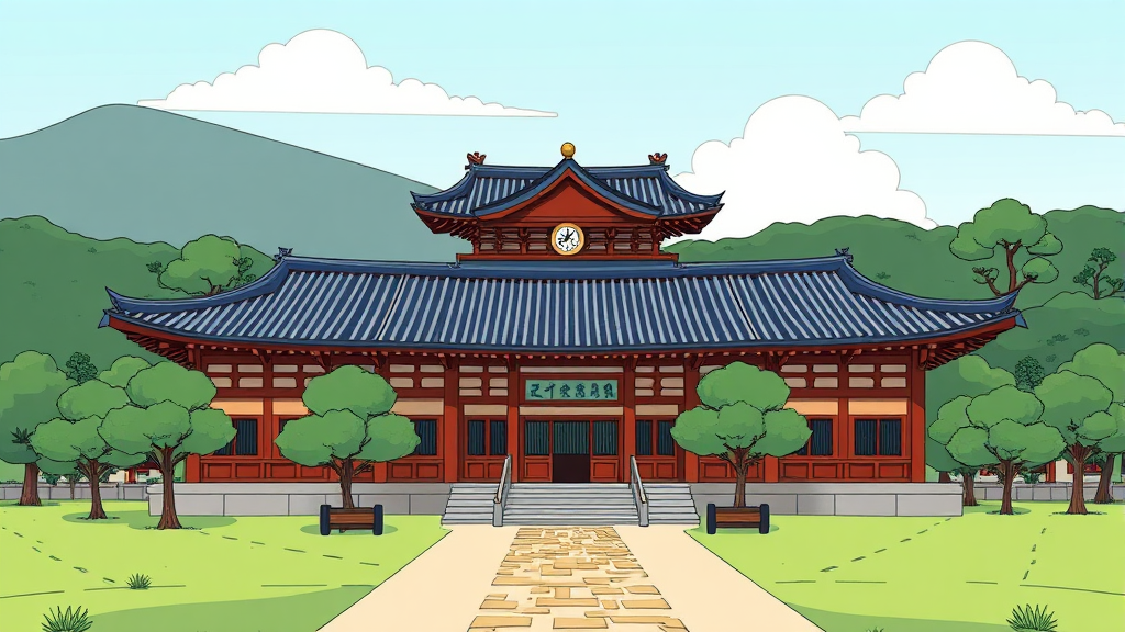 소수서원: 한국 최초의 사액서원, 그 역사와 의미 (cartoon 스타일)