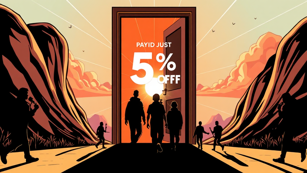 5% 상환, 어떤 의미일까요? (illustration 스타일)