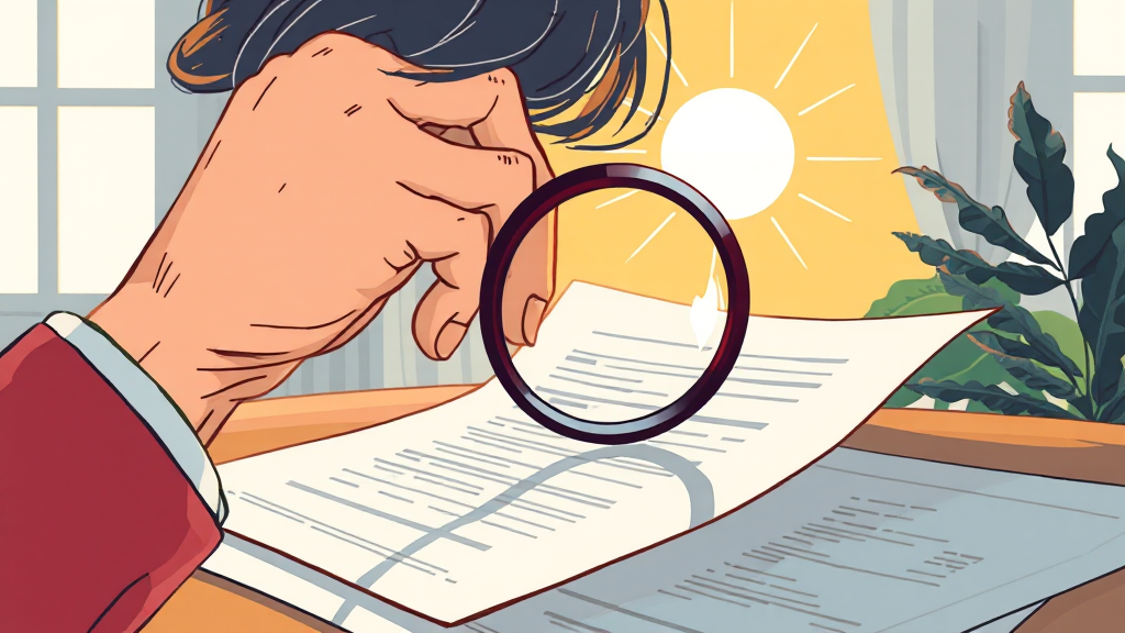 수급 자격, 꼼꼼히 확인 (illustration 스타일)