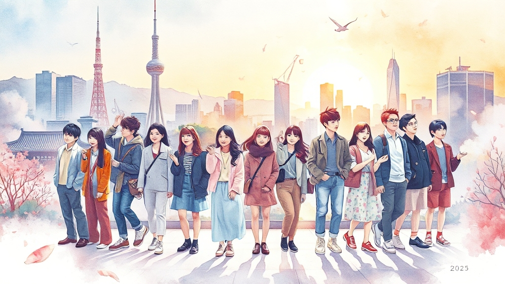 2025년, 무엇이 달라지나? (watercolor 스타일)