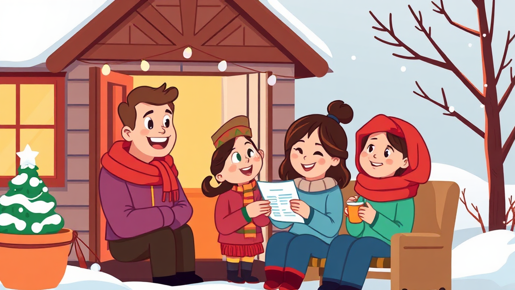 따뜻한 겨울, 함께 만들어요! (cartoon 스타일)