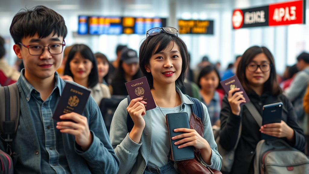 전자입국신고서 주의사항 (realistic 스타일)