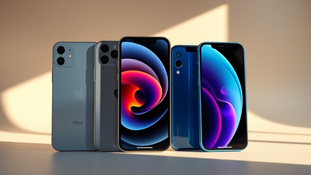 아이폰 17: 모델별 특징 비교 (realistic 스타일)