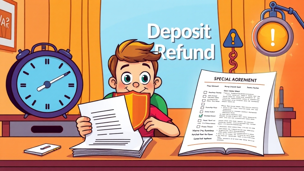 보증금 보호, 핵심 특약은? (cartoon 스타일)