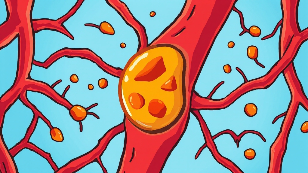 고지혈증, 무엇일까요? (cartoon 스타일)