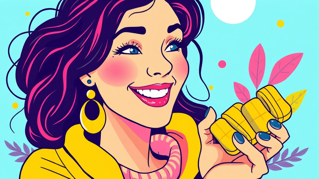 코큐텐, 활력 넘치는 삶의 필수템 (illustration 스타일)