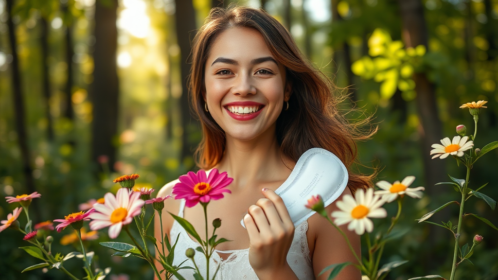 반값 생리대, 앞으로는? (realistic 스타일)