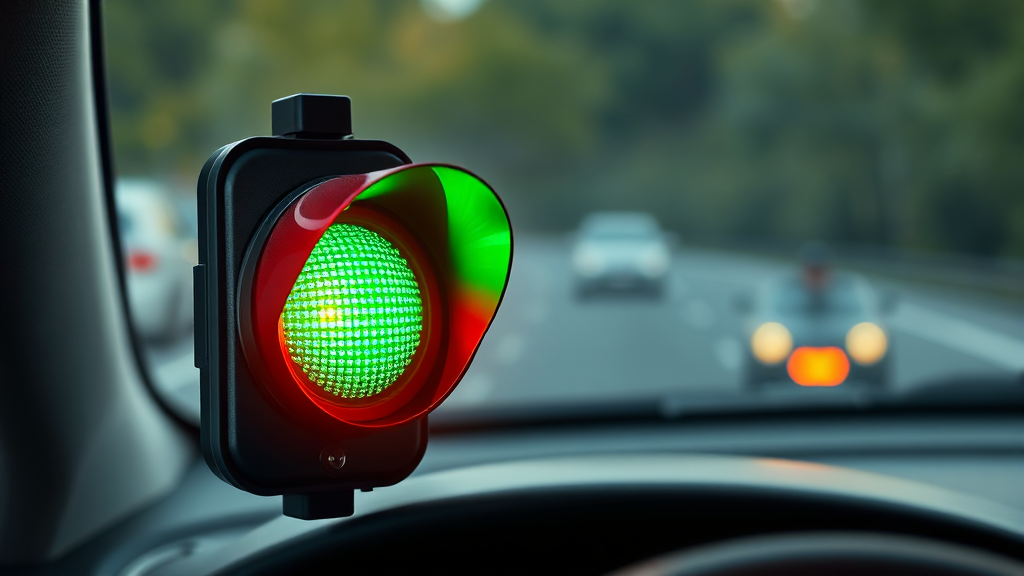 경고등 색상별 위험 수준 파악하기 (realistic 스타일)