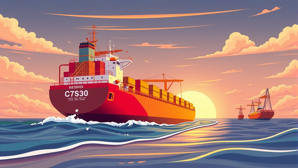 수익 급등의 비밀: 유조선 운용과 시장 변화 (cartoon 스타일)