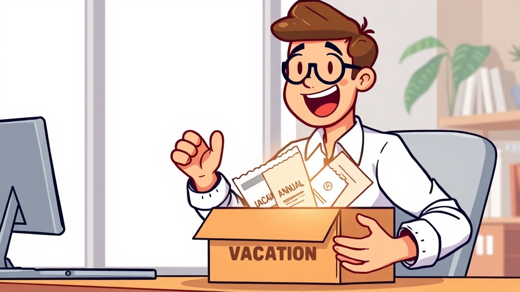 연차수당, 왜 중요할까요? (cartoon 스타일)