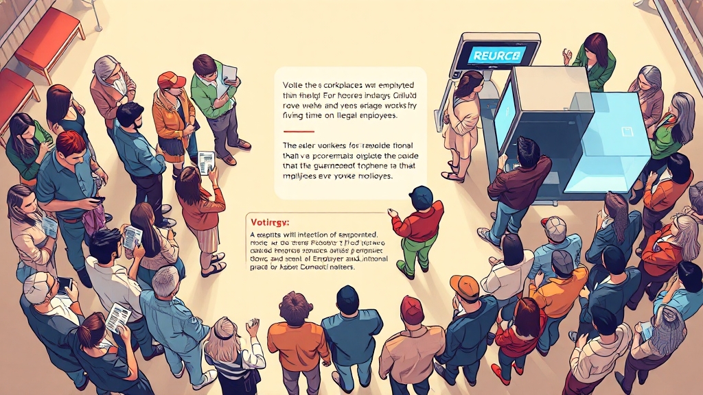 임시공휴일, 법적으로 꼭 쉬어야 할까? (illustration 스타일)