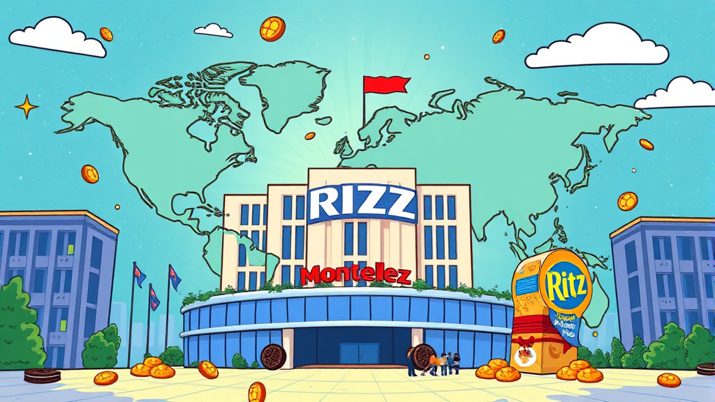 몬델리즈 인터내셔널(MDLZ) 기업 개요 (cartoon 스타일)