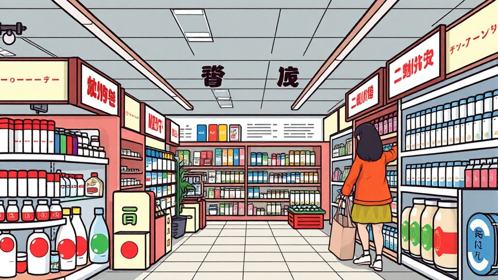 쇼핑 전 꿀팁 (cartoon 스타일)