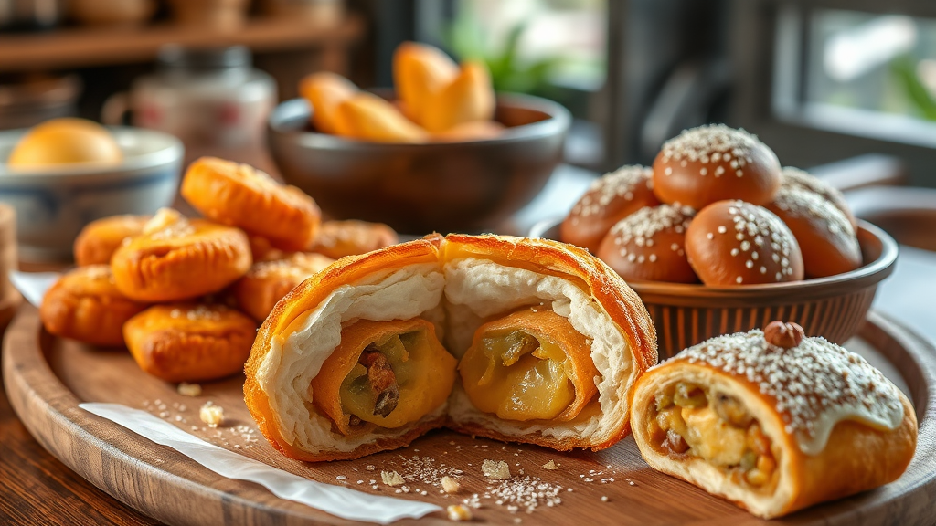 놓치면 후회할 성심당 인기 메뉴 탐방 (realistic 스타일)