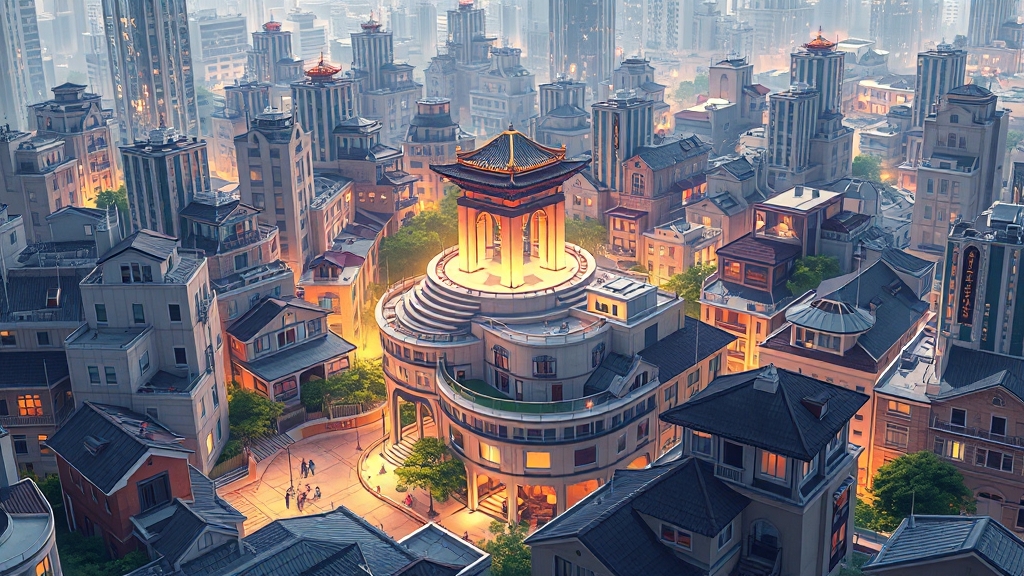 목동 일대 정비 사업 현황 (illustration 스타일)