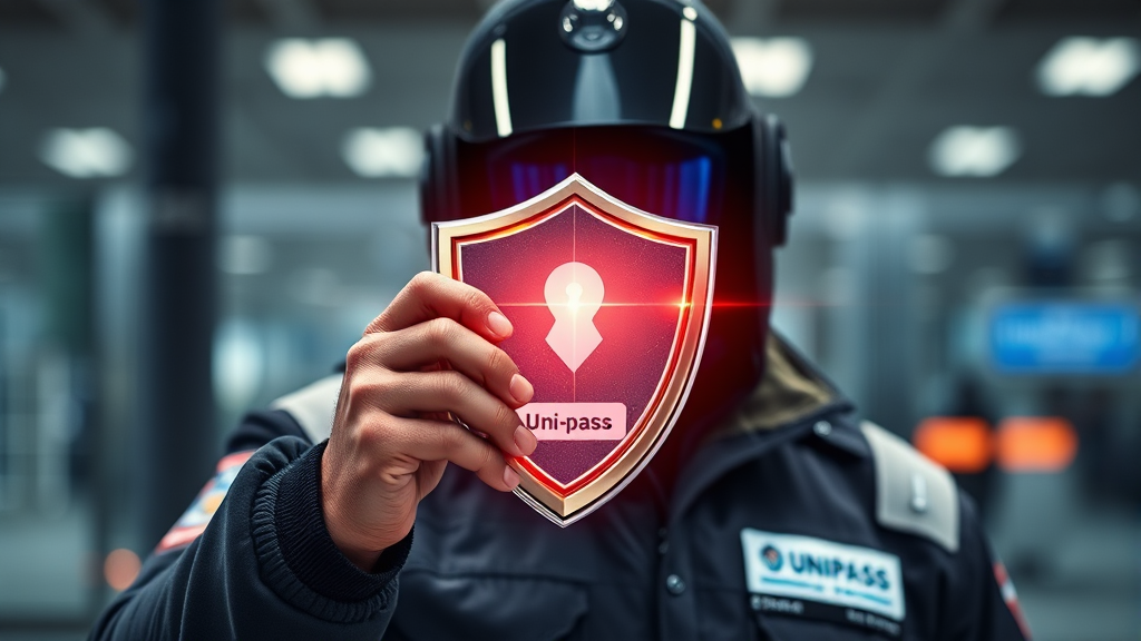 개인통관고유부호 유출 시 대처 방법 (realistic 스타일)