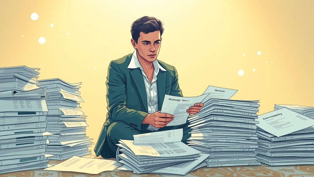 재취업 활동 의무 (illustration 스타일)