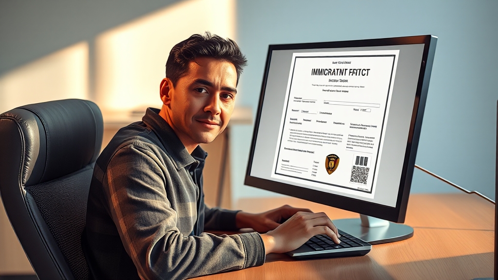 온라인 발급, 초간단 방법 (realistic 스타일)